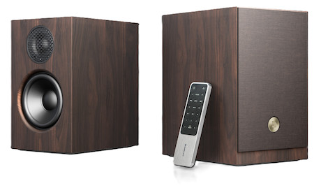 Audio Pro A28 Multiroom-Regallautsprecher in Walnuss