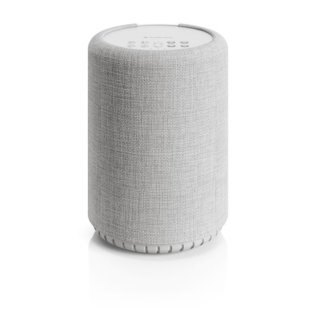 Audio Pro A10 MkII W Smarter Multiroom-Lautsprecher in Hellgrau