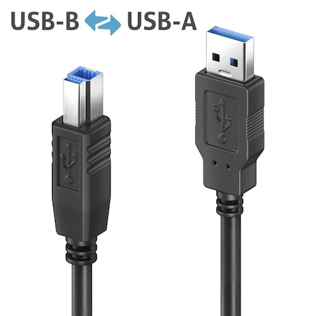 PureLink Premium Aktiv USB 3.2 USB-A / USB-B Kabel - 15 Meter