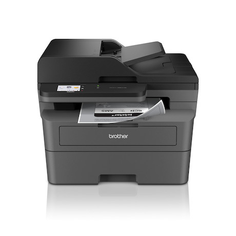Brother DCP-L2660DW kompaktes 3-in-1 Multifunktionsgerät schwarz weiß mit Duplexdruck, LAN/WLAN und