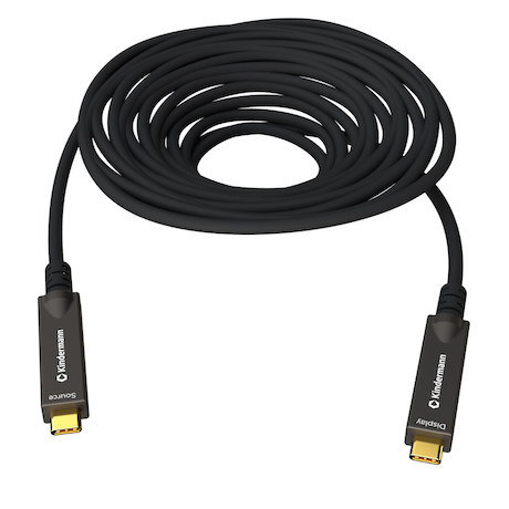 Kindermann USB-C AOC Full Feature Kabel 10m St/St