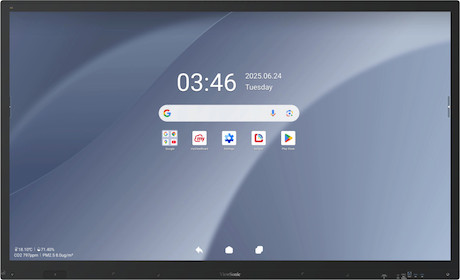 ViewSonic IFP7563-1C 75" 4K-PCAP-Touch-Display mit EDLA-Zertifizierung für interaktive Anwendungen