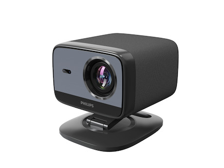 Philips NeoPix 450 Smart Full HD kompakter LED Projektor mit um 180 Grad drehbarem Ständer und einem