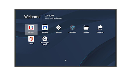 ViewSonic CDE8614-2C 86" 4K-Display für den gewerblichen Einsatz mit ProAV-Integration