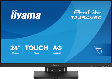 iiyama ProLite T2454MSC-B3AG 24" InCell PCAP 10 Punkte Touchscreen mit IPS-Panel-Technologie, Anti-G