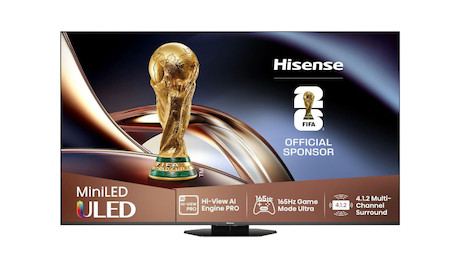 Hisense 75U8Q 75" ULED MiniLED Smart TV 4K 165 Hz