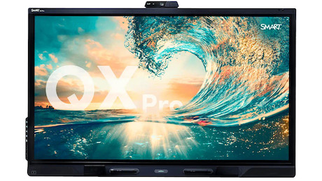 SMART Board QX265-V2-Pro-5A 65" All-in-One 4K Interaktives Display mit iQ Pro, UHD 120° Kamera und S