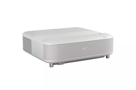 Epson Lifestudio Grand EH-LS670W 4K Smart-Laserprojektor mit Ultrakurzdistanz-Projektion, Sound by B
