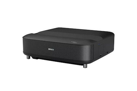 Epson Lifestudio Grand EH-LS670B 4K Smart-Laserprojektor mit Ultrakurzdistanz-Projektion, Sound by B