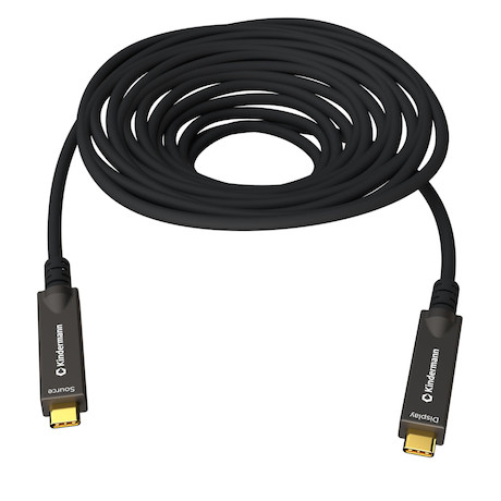 Kindermann USB-C AOC Full Feature Kabel 10m St/St - Demoware
