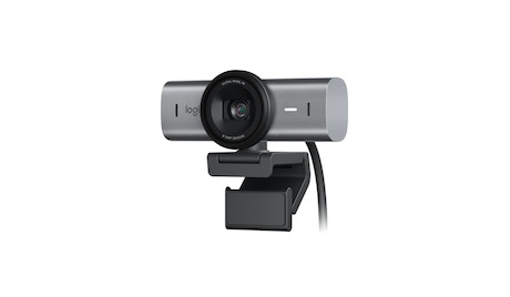 Logitech MX Brio UHD 4K Webcam mit KI-Bildverbesserung und zwei Beamforming-Mikrofonen zur Geräuschu