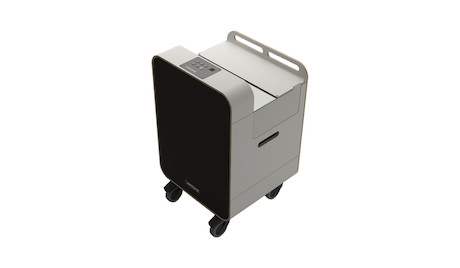 Artome S2 mobiles All-in-One-System mit integriertem Sound sowie Platz für Projektor und Konferenzte