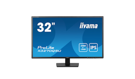 iiyama ProLite X3270QSU-B1 32" Monitor mit IPS-Panel-Technologie und WQHD-Auflösung