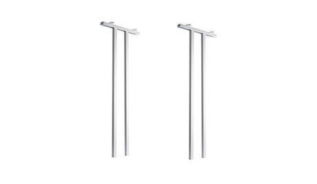 Da-Lite 2x Deckenbügel M8, weiß Elpro Large Electrol 100cm