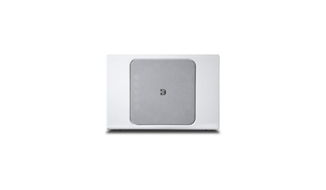 Bluesound PULSE SUB+ kompakter kabelloser Subwoofer, Weiß