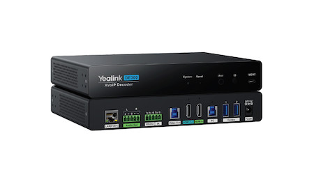 Yealink DE300 4K60 4:4:4 AVoIP Decoder