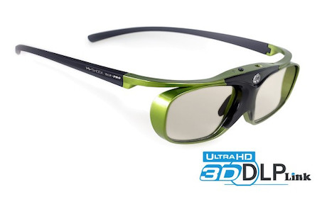 Hi-SHOCK DLP Pro Lime Heaven DLP Link 3D Brille - Demoware