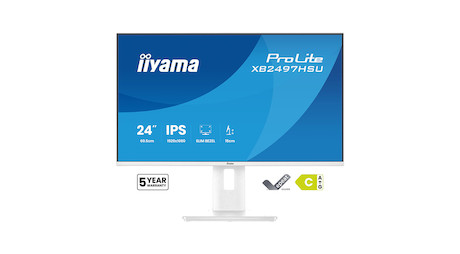 iiyama ProLite XB2497HSU-W1 24" IPS-Monitor mit höhenverstellbarem Standfuß