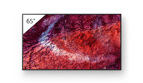 Sony FW-65BZ40P professionelles 65-Zoll-Display mit einzigartiger Deep Black Non-Glare Premium-Besch