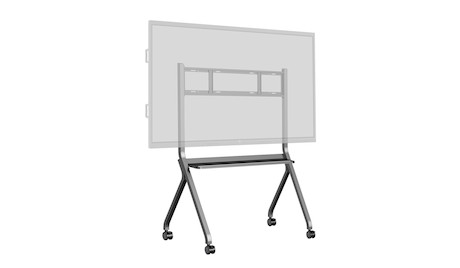 iiyama MD-CART02-S1 mobiler Rollwagen für 55 - 86" Displays in Klassenzimmern, Büros und Konferenzrä