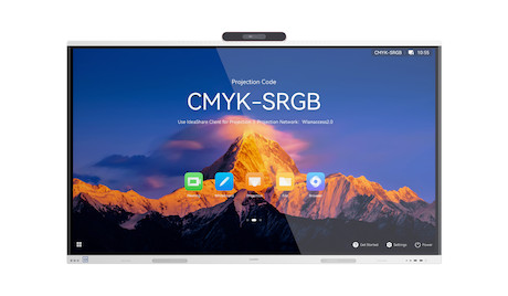 Huawei IdeaHub S3-75 Collaboration Board in 75" mit 4K-Kamera und 15m-Audio-Reichweite für professio
