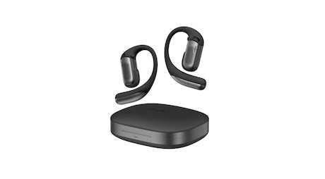 SHOKZ OpenFit PRO Open-Ear-Design Bluetooth Kopfhörer mit bis zu 50 Stunden Wiedergabezeit | schwarz