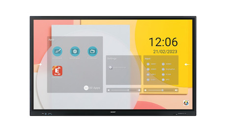 Sharp PN-LC752 75" Interaktives 4K-Display für moderne Bildung und Zusammenarbeit