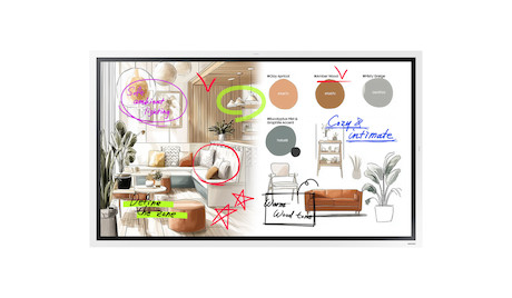 Samsung WM55FX: 55" Interaktives 4K UHD Touchdisplay mit IR-Touch, Tizen 9.0