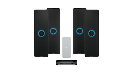 Nureva HDX 4 bar + 1 pod Bar-System für besonders große Besprechungsräume und Klassenzimmer
