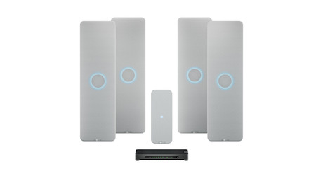 Nureva HDX 4 bar + 1 pod Bar-System für besonders große Besprechungsräume und Klassenzimmer