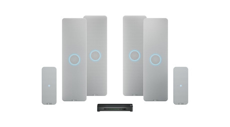 Nureva HDX 4 bar + 2 pods Bar-System für besonders große Besprechungsräume und Klassenzimmer