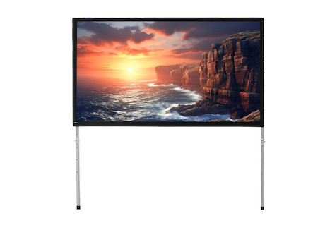 celexon Faltrahmen Leinwand Mobil Expert 244 x 152 cm, Rückprojektion - Demoware