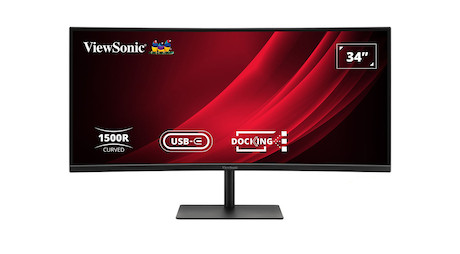 ViewSonic VG3419C-2 34" UWQHD-Curved-Docking-Monitor mit KVM-Switch