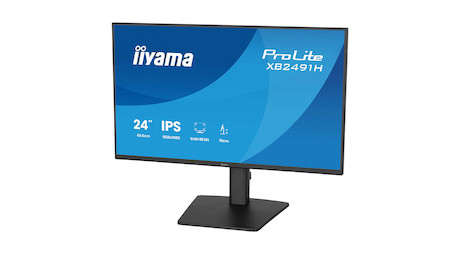 iiyama ProLite XB2491H-B1 24" Monitor mit IPS-Panel-Technologie, 120 Hz Bildwiederholfrequenz und vi
