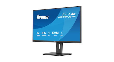 iiyama ProLite XB2797QSNP-B1 27″ QHD-Monitor mit USB-C-Docking, KVM-Switch und LAN