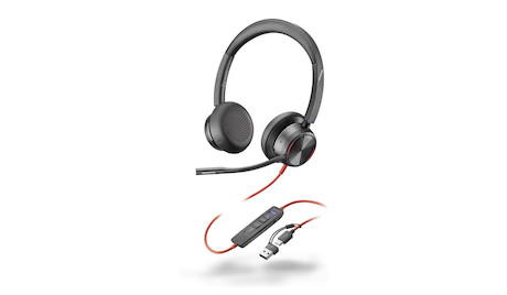 Poly Blackwire 8225 USB-C Stereo-Headset mit Microsoft-Teams-Zertifizierung
