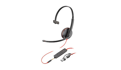 Poly Blackwire 3215 Mono USB-C Headset