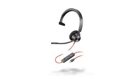 Poly Blackwire 3310 Mono USB-C Headset