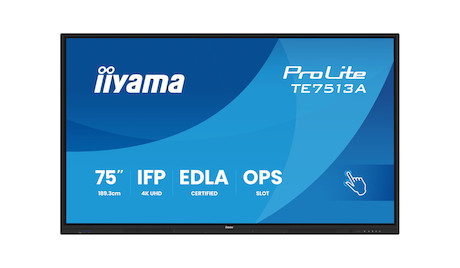 iiyama TE7513A-B2AG 75" interaktives und Google EDLA-zertifiziertes Display für eine nahtlose Integr