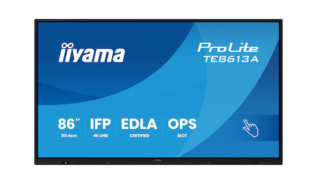 iiyama ProLite TE8613A-B2AG Ein 85.6“ Google EDLA-zertifiziertes IFP - Ein interaktives Display für