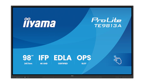 iiyama ProLite TE9813A-B2AG Ein 97.5﻿" interaktives und Google EDLA-zertifiziertes Display für eine