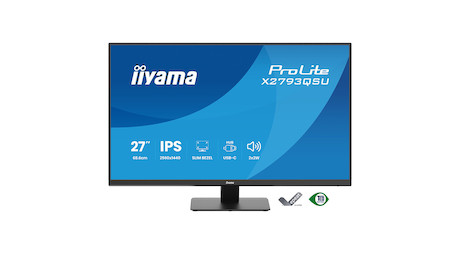 iiyama ProLite X2793QSU-B1 27" Monitor mit IPS-Panel-Technologie, QHD Auflösung, vierseitig schmalen