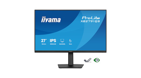 iiyama ProLite XB2791QS-B1 27" Monitor mit IPS-Panel-Technologie, QHD Auflösung und einem ergonomisc