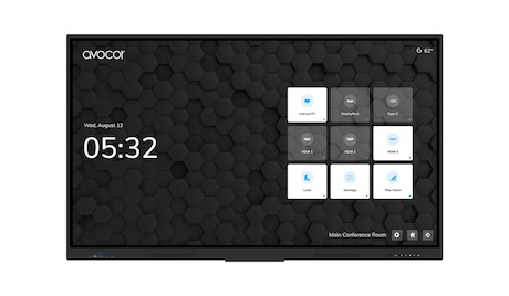 Avocor AVE-7550 E-50 Serie 75" 4K IR-LED-Interaktivdisplay für smarte Zusammenarbeit