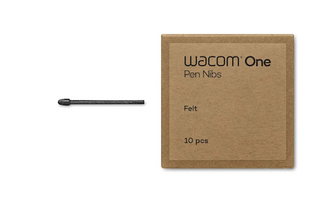 Wacom ACK24919Z - Schreibfeder - Wacom - Wacom One Standard Pen - Schwarz - Filz - 10 Stück(e)