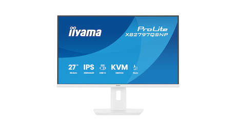 iiyama ProLite XB2797QSNP-W1 27″ QHD-Monitor mit USB-C-Docking, KVM-Switch und LAN