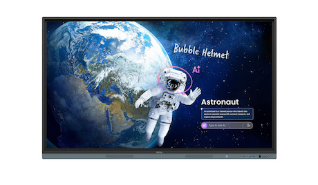 BenQ RM7505 4K 75" interaktives Display für moderne Bildung mit Google EDLA-Zertifizierung
