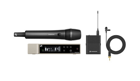Sennheiser EW-D ME2/835-S SET Digitales drahtloses Ansteck-/Handmikrofon-Kombi-Set (R4-9)