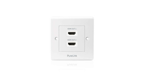 PureLink PI105 4K Premium High-Speed HDMI-Wall Plate mit 2 Anschlüssen