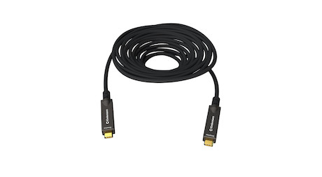 Kindermann USB-C AOC Full Feature Kabel, 12m St/St